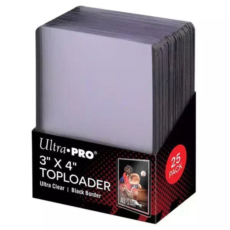 ULTRA PRO Ultra ProBlack Border Toploaders 3x4 (63x88mm) 25 Τμχ