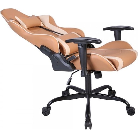 Καρέκλα Γραφείου/ Gaming 24Mall Mine Pro Υφασμάτινη - Mocca image 4