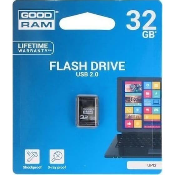 GoodRAM UPI2 32GB USB 2.0 Stick Μαύρο image 2