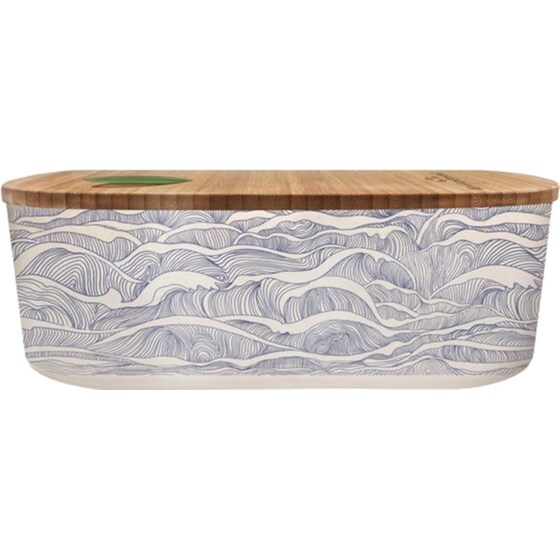 Φαγητοδοχείο Chic Mic Πλαστικό 18x9.5x6cm - Γαλάζιο/Μπεζ image 0