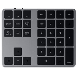 Satechi Aluminum Extended Ασύρματο Bluetooth Αριθμητικό Πληκτρολόγιο