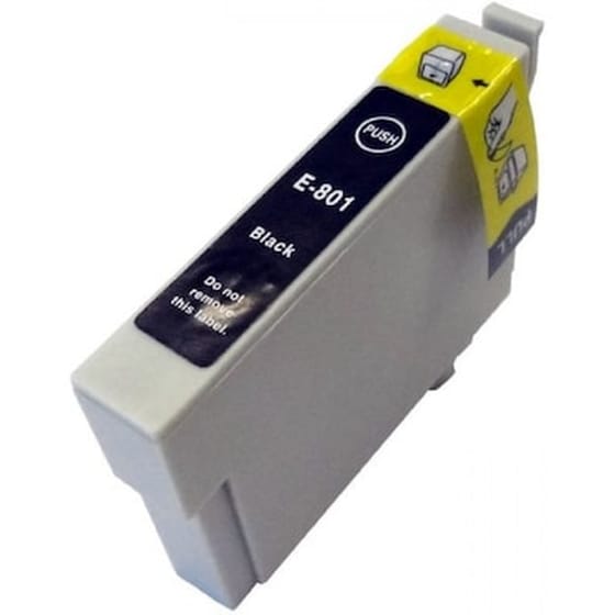 Συμβατό Epson T0801 Μαύρο Μελάνι Εκτυπωτή C13t08014010 image 0