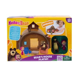 Giochi Preziosi Σετ Παιχνιδιού Η Μάσα & Ο Αρκούδος - Το Σπίτι του Αρκούδου