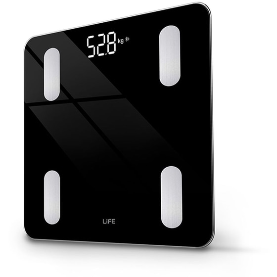 Ζυγαριά Σώματος Life Workοut Wi-Fi 221-0415 - Μαύρο image 1