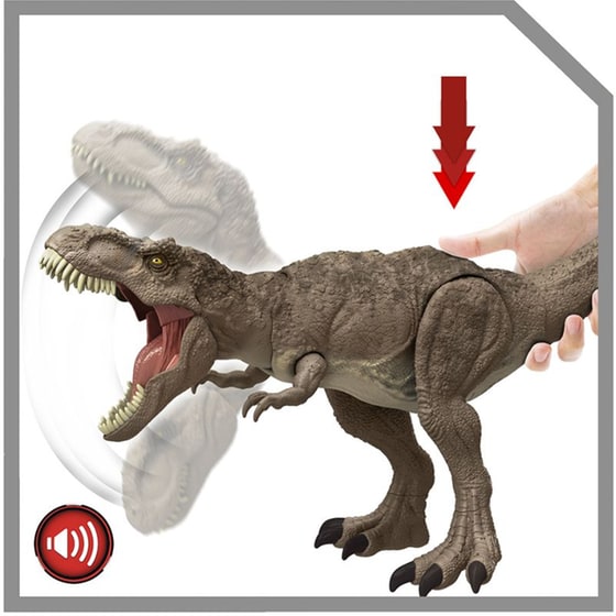 Mattel Jurassic World All out Attack Tyrannosaurus Rex image 4
