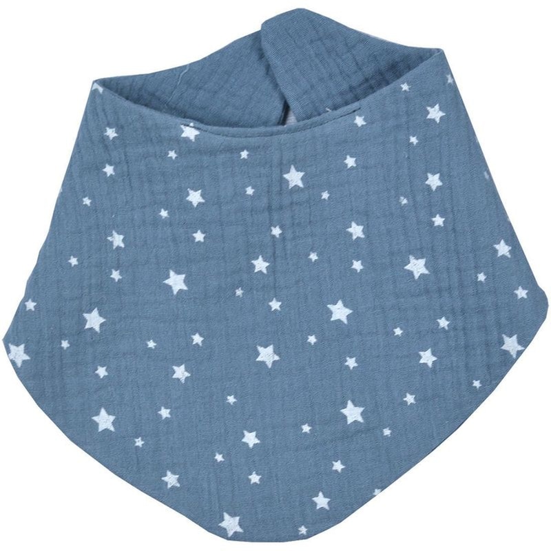 BABY OLIVER Σαλιάρα-Μπαντάνα Μουσελίνα Baby Oliver Muslin Blue