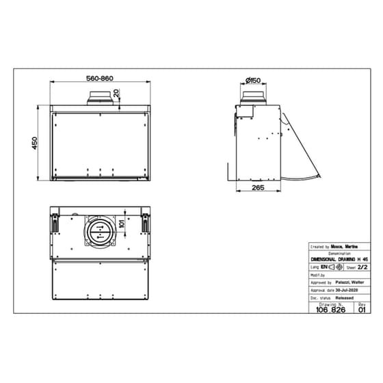FABER 106/45 Plus A60 Απορροφητήρας Πτυσσόμενος 60 cm Καφέ image 2