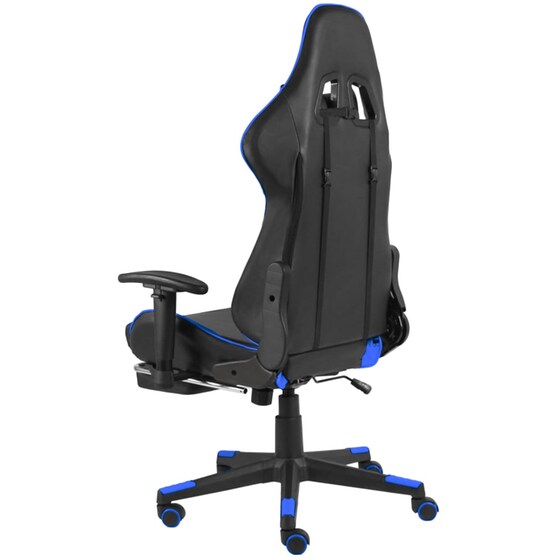 Gaming Καρέκλα Γραφείου VIDAXL 20496 από PVC - Μπλε image 4
