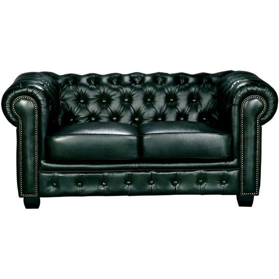 Διθέσιος Καναπές Woodwell Chesterfield-689 Ε9574,23 160x92cm - Πράσινο image 0