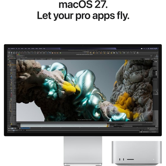 Apple Mac Studio with M5 Ultra (M5 Ultra/96GB/1TB SSD/30C CPU/64C GPU) - Silver image 5