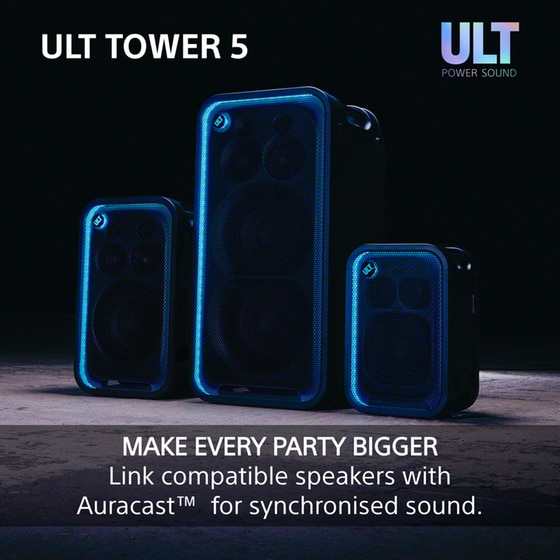 Party Speaker Sony ULT Tower 5 300W - Black image 9
