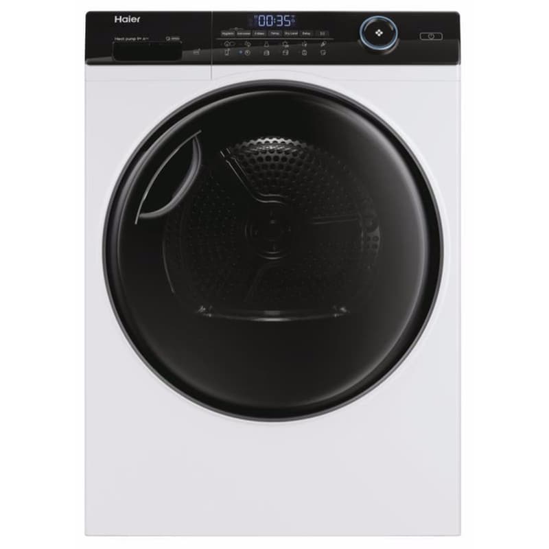 HAIER HD90-A3959S 9 kg με Αντλία Θερμότητας Λευκό Στεγνωτήριο Ρούχων