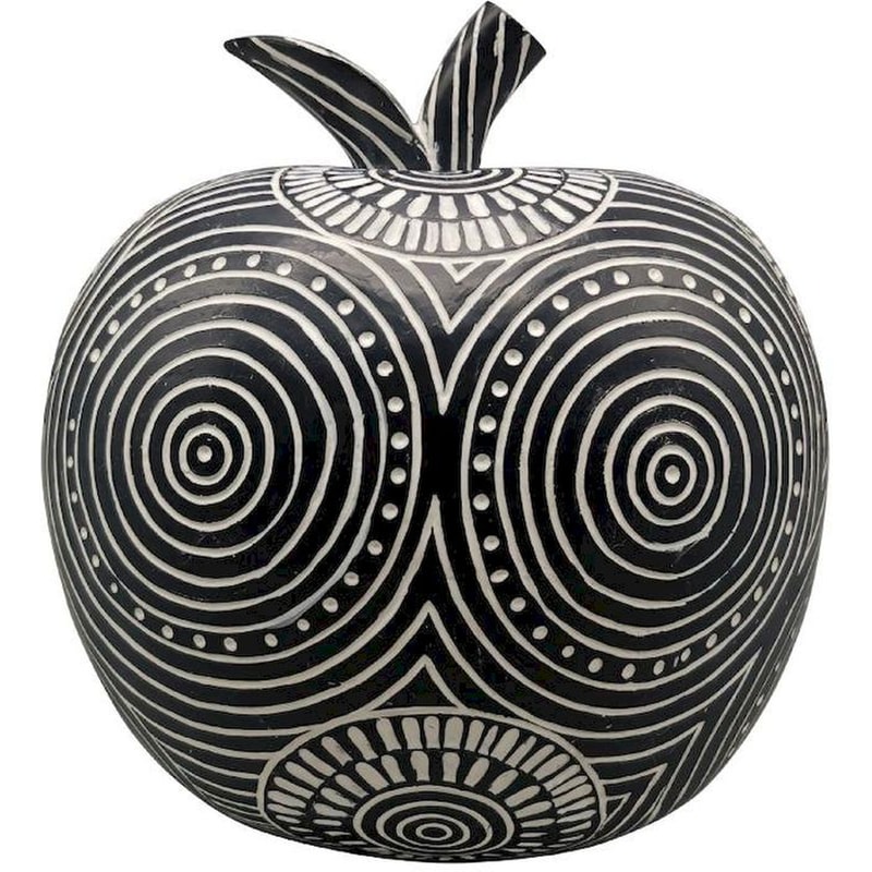 Διακοσμητική Φιγούρα Espiel Μήλο Fig227 από Polyresin 20x17.2x20.7 cm - Λευκό/Μαύρο