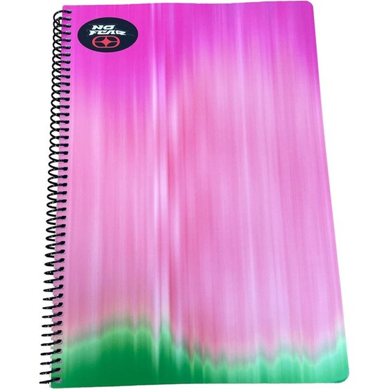 Τετράδιο Σπιράλ No Fear Α4 2 Θεμάτων Fluo Prints-Pink Grid (1 Τεμάχιο) image 0