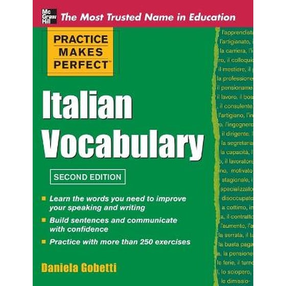 Practice Makes Perfect Italian Vocabulary image 0