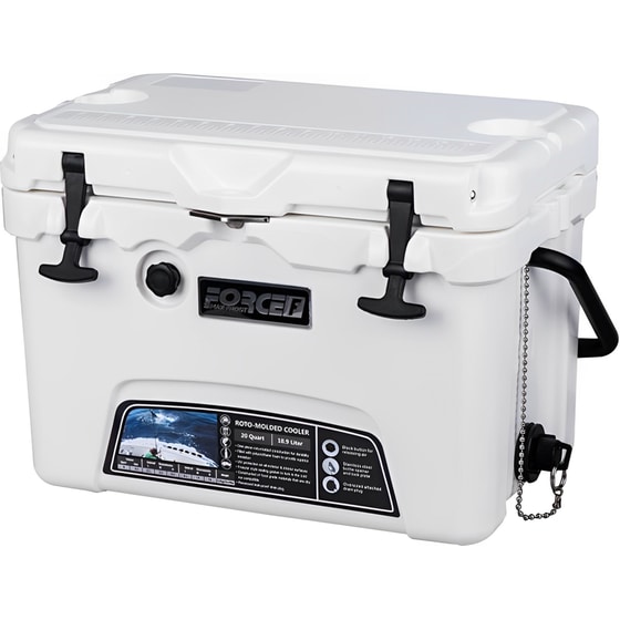 Ισοθερμικό Φορητό Ψυγείο Force Max Frost 18.9Lt - Λευκό image 0