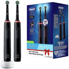 Σετ Ηλεκτρικές Οδοντόβουρτσες ORAL-B PRO 3 DUO 3900 - Μαύρο