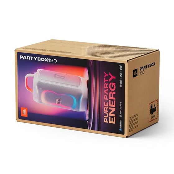 Party Speaker JBL Partybox 130 200W Karaoke - White image 9