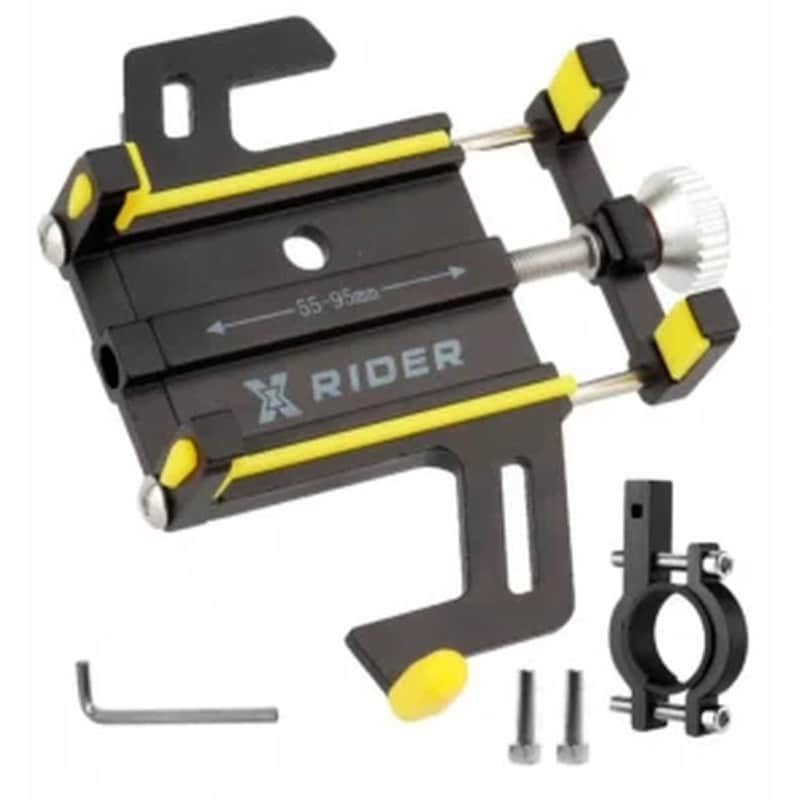 Manta Aluminum Universal Bike Phone Holder - Ασημί MANTA