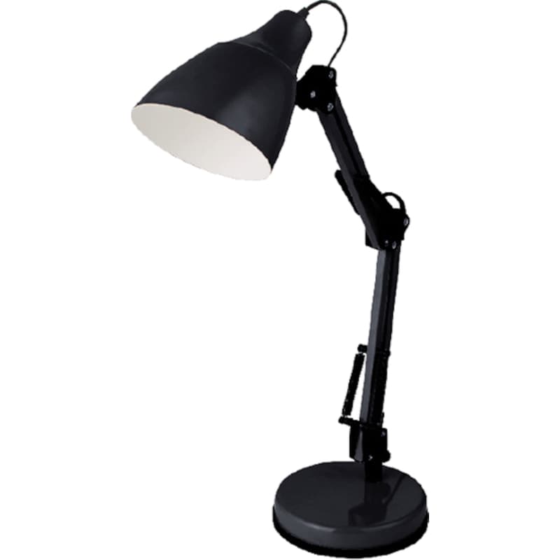ACA DECOR Φωτιστικό Γραφείου Aca Decor Kingston E27 Μεταλλικό 50 cm - Μαύρο