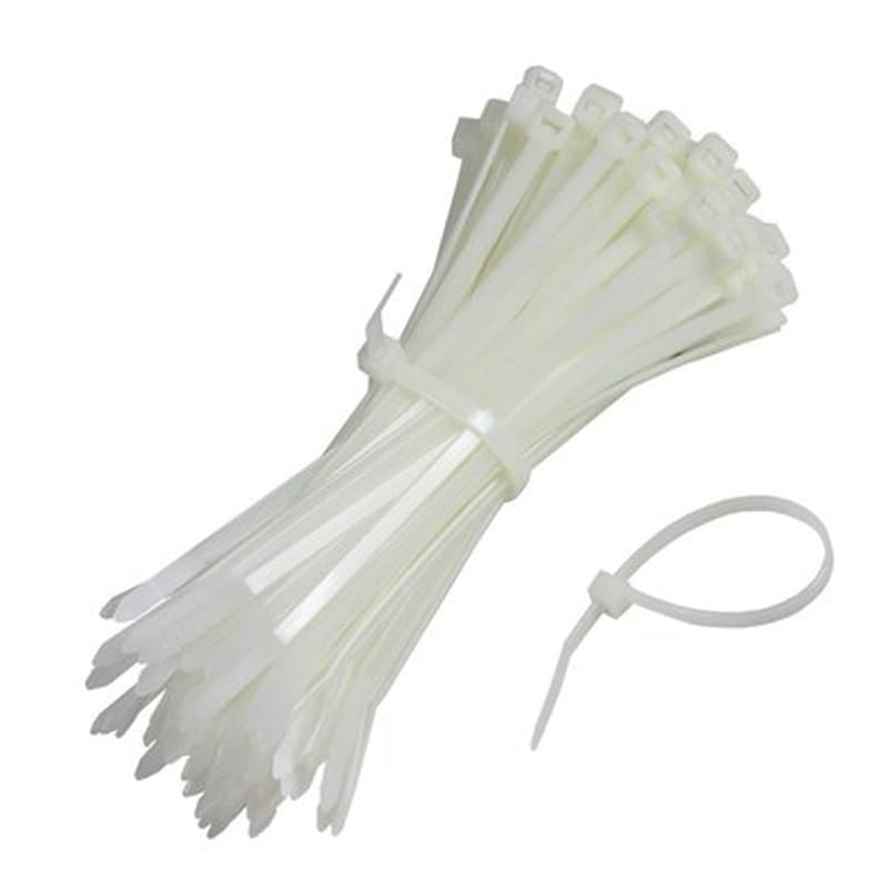 OEM Δεματικά Καλωδίων (cable Ties) 4,8*300mm 100 Τεμάχια Λευκά 4915w Oem