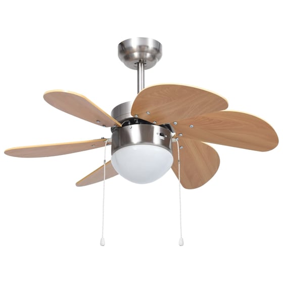 vidaXL 39W 76cm με Φως Ανεμιστήρας Οροφής image 0