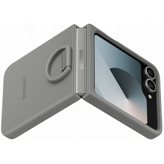 Θήκη Samsung Galaxy Z Flip6 - Samsung Silicone Case - Gray image 4