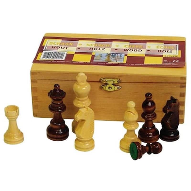 Abbey Game Πιόνια Για Σκάκι 87 Χιλ. Μαύρα/λευκά 49cl