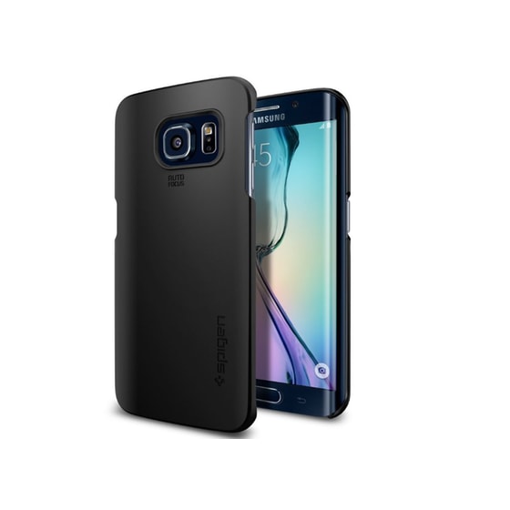 ΘΗΚΗ KIN SPIGEN GLX S6 EDGE THIN FIT BLK image 0