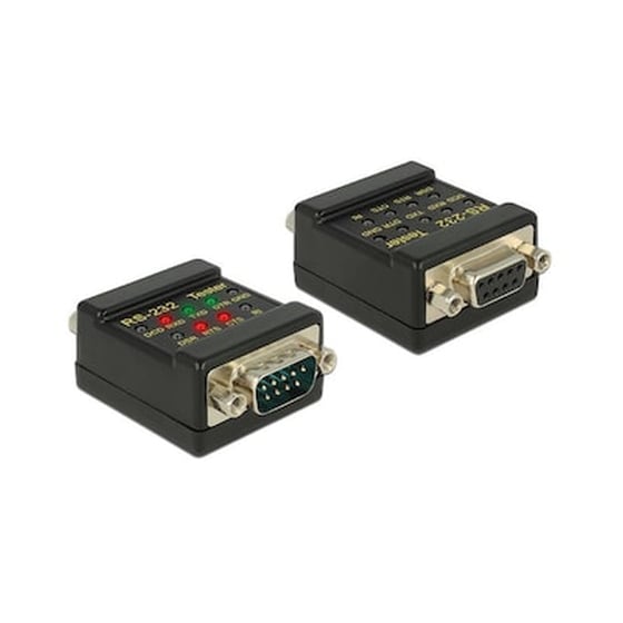 Tester Καλωδίων Rs-232 Tester Delock Db9 To Db9 Bu/st image 0