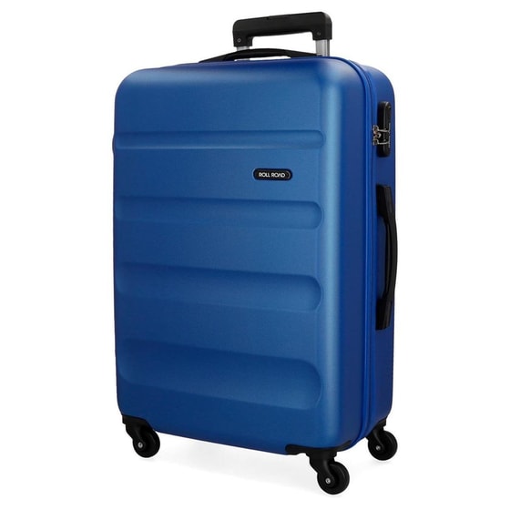 Βαλίτσα Μεγάλη Roll Road Flex από Abs Blue 75x52x28cm Μπλε image 0