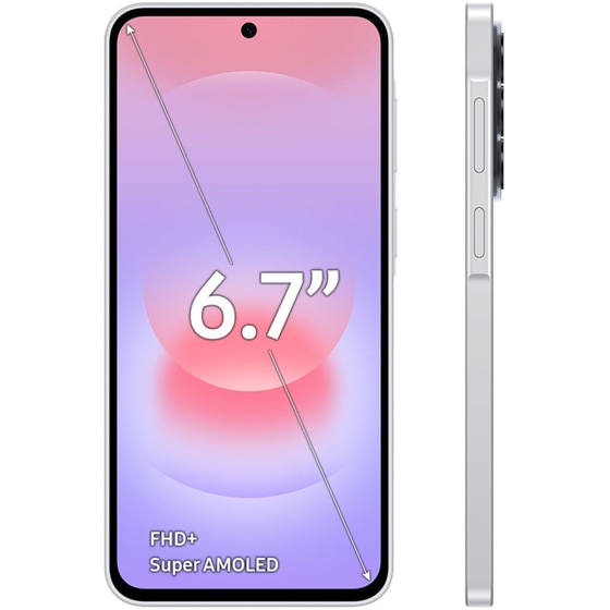 Samsung Galaxy A37 5G 256GB - Awesome White image 8