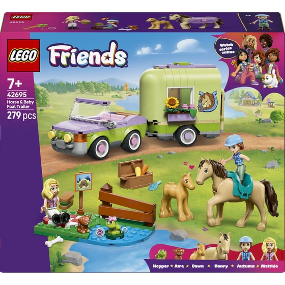 LEGO® Friends Τρέιλερ για Άλογο & Πουλαράκι (42695) image 0