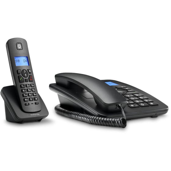 Ασύρματο Τηλέφωνο Motorola C4201 Duo - Μαύρο image 2