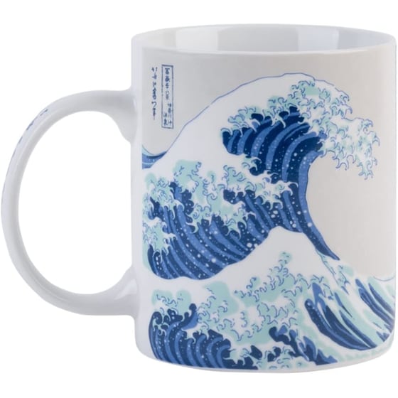 Κούπα Erik The Great Wave Of Kanagawa Hokusai Πορσελάνη 330 ml - Μπλε/Λευκό image 2