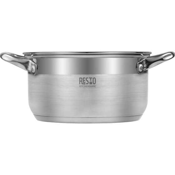 Κατσαρολάκι Ρηχό RESTO 92002 Casserole από Ανοξείδωτο Ατσάλι 18 cm 2.6 L Inox image 9