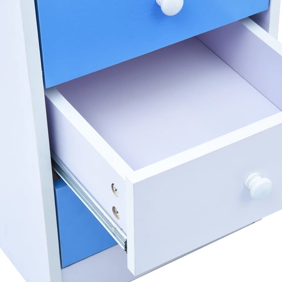 Γραφείο Σχεδίασης VidaXL από Μοριοσανίδα 110x55cm - Λευκό/Γαλάζιο image 8