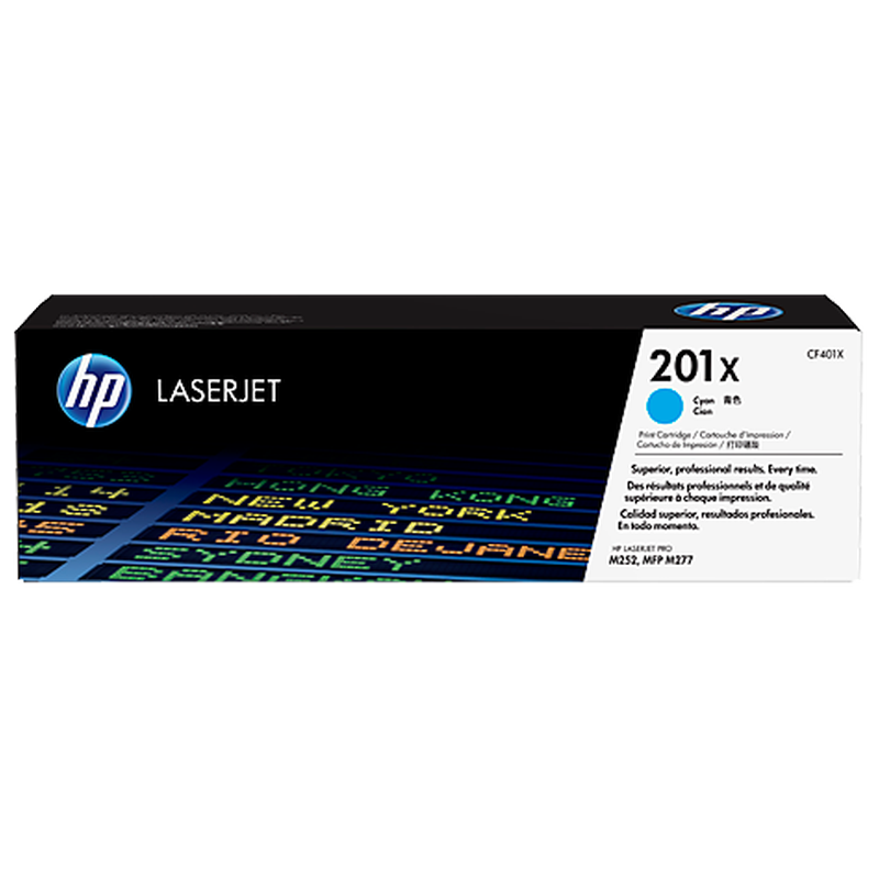 HP Toner HP CF401X 201X - Cyan