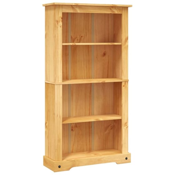 Βιβλιοθήκη Vidaxl από Μασίφ Ξύλο Πεύκου 81x29x150cm - Καφέ image 0
