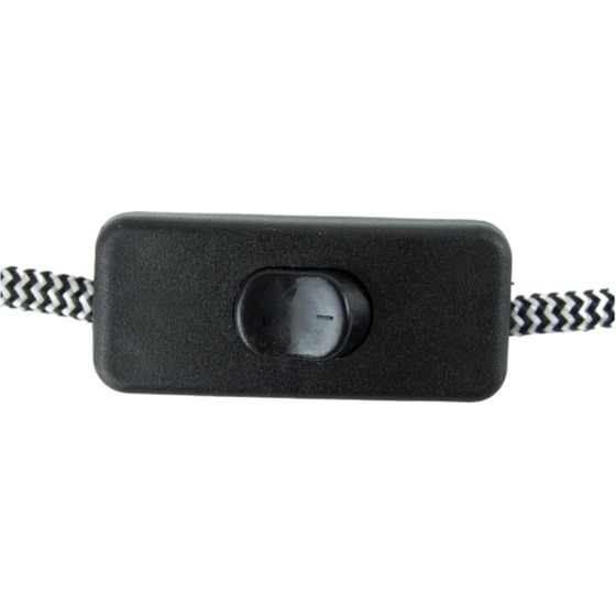 Επιτραπέζιο Φωτιστικό Home Deco Factory E14 Μεταλλικό 45x31cm - Μαύρο/Λευκό image 3