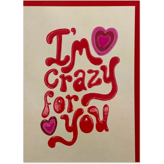 Ευχετήρια Κάρτα Raspberry Blossom I'm Crazy For You image 0