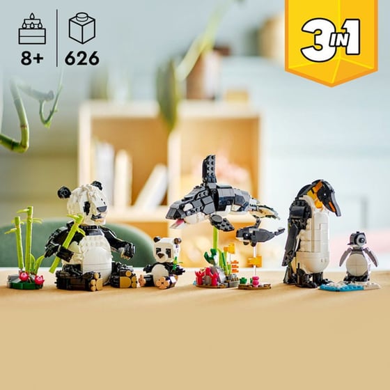 LEGO® Creator 3σε1 Άγρια Ζώα: Οικογένεια Πάντα (31165) image 2
