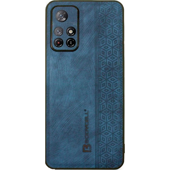 Θήκη Xiaomi Poco M4 Pro 5G / Redmi Note 11S 5G / Redmi Note 11T 5G - Bodycell Pattern Leather - Blue image 0