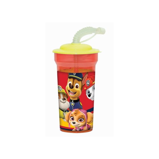 Παγούρι με Καλαμάκι GIM Paw Patrol 450ml image 0