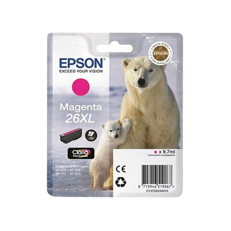 Epson 26XL Ματζέντα Μελάνι Εκτυπωτή C13T26334010
