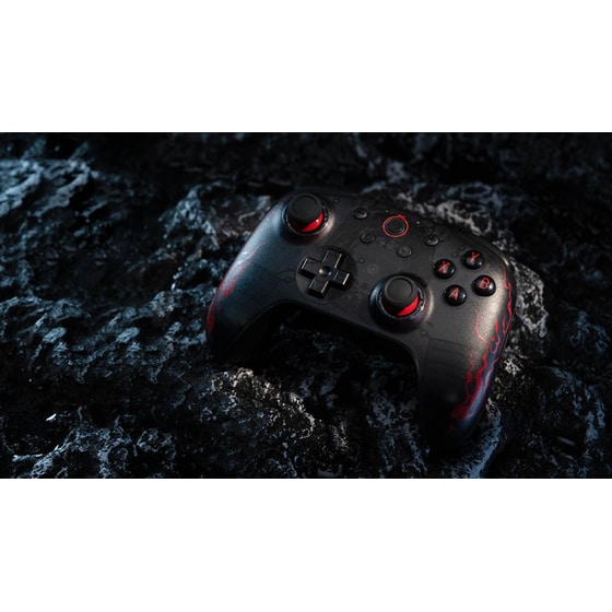 8Bitdo Ασύρματο & Ενσύρματο Gamepad για Android / PC - Μαύρο image 1