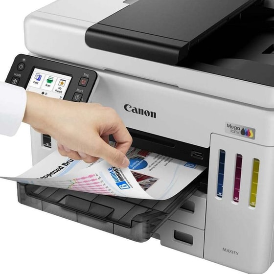 Canon Maxify GX7140 Έγχρωμο Πολυμηχάνημα Inkjet A4 με Wi-Fi, Ethernet (6880C009) image 2