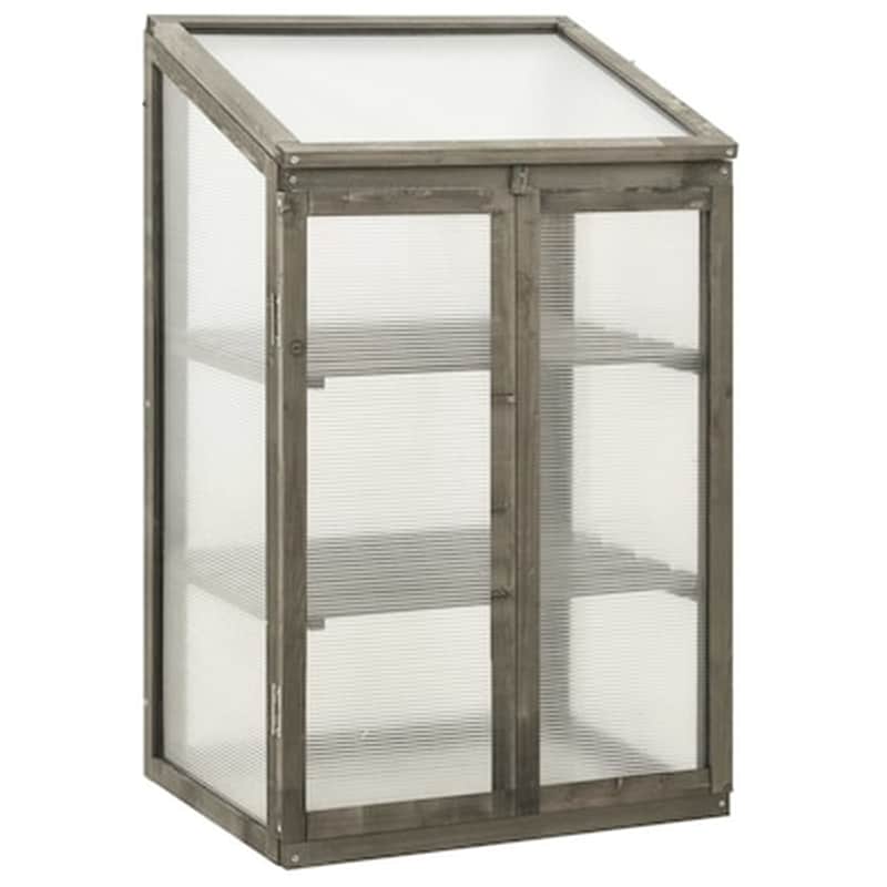 VIDAXL Vidaxl Θερμοκήπιο 60 X 45 X 100 Εκ. Από Ξύλο Ελάτης