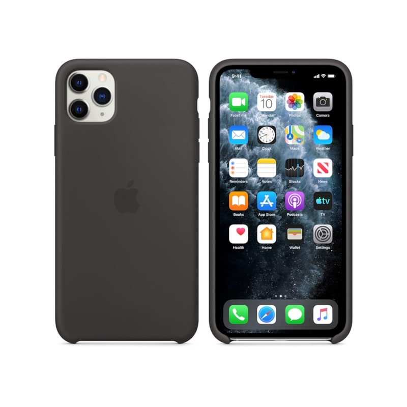 Θήκη iPhone 11 Pro Max - Apple Silicone Case - Black APPLE