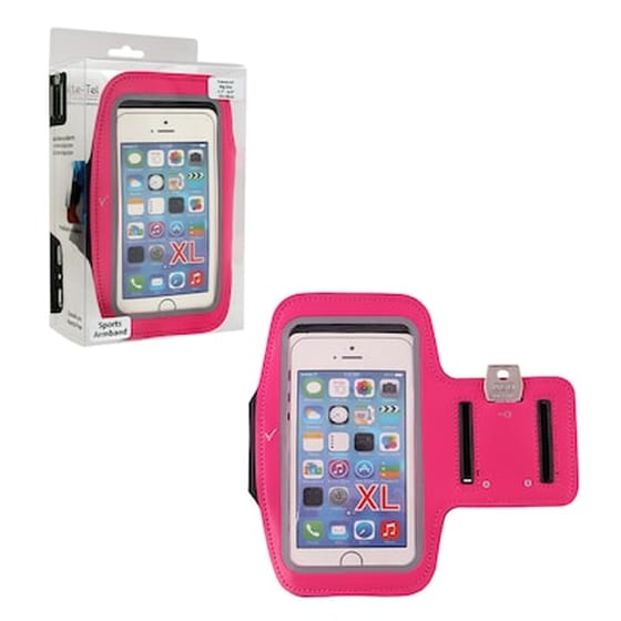 Θήκη Universal έως 6.9" - Volte-tel Sports Armband Luminus Big - Dark Pink image 0